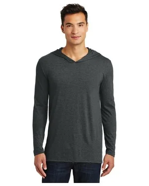 District DM139 Mens Perfect Tri Long Sleeve T-Shirt Hoodie